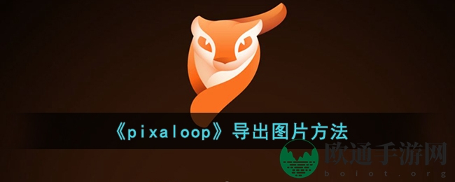《pixaloop》导出图片教程