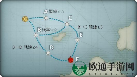 《战舰少女r》扶桑海域攻略2-1攻略